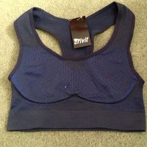 NWT Crivit Dark Blue Sports Bra
